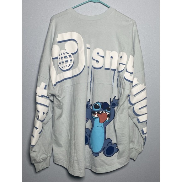 DISNEY Spirit Jersey Walt Disney World STITCH Claw marks puff letters Size Large - Picture 3 of 10